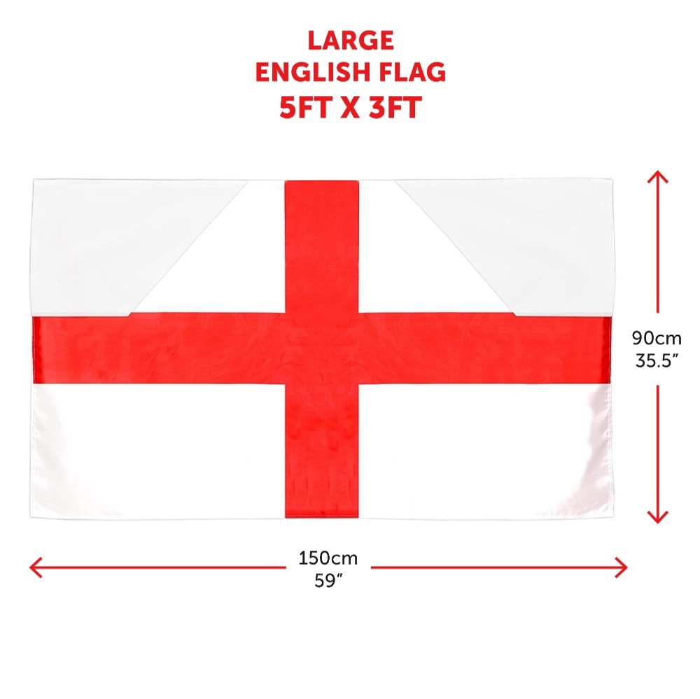 England Bob Wig & Flag Cape