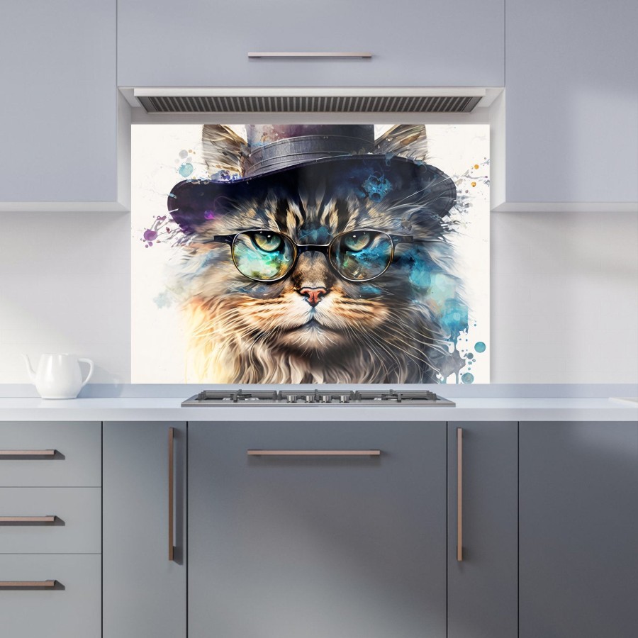 Click to view product details and reviews for Siberian Cat Splashart Kitchen Splashback W595mm X H745mm.