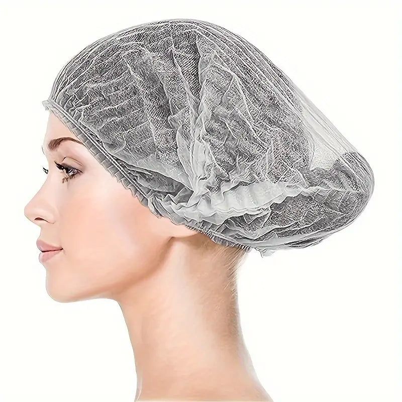 White Elasticated Hair Nets Pack Of 5