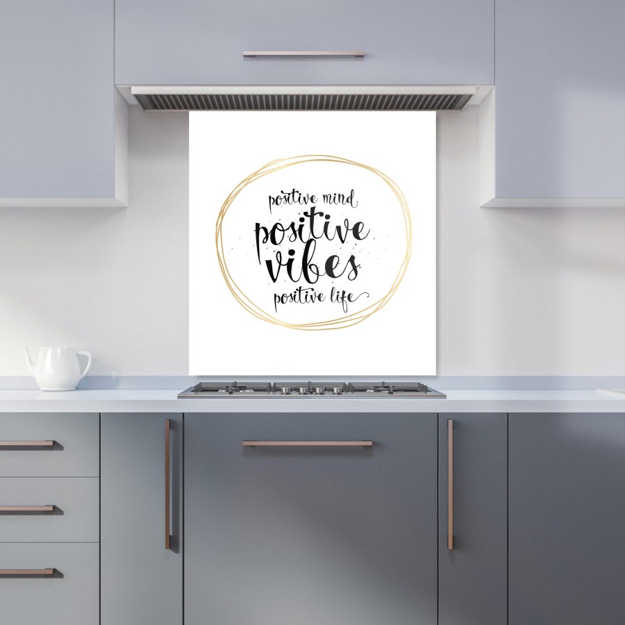 Click to view product details and reviews for Positive Mind Vibes Life Kitchen Splashback W700mm X H650mm.
