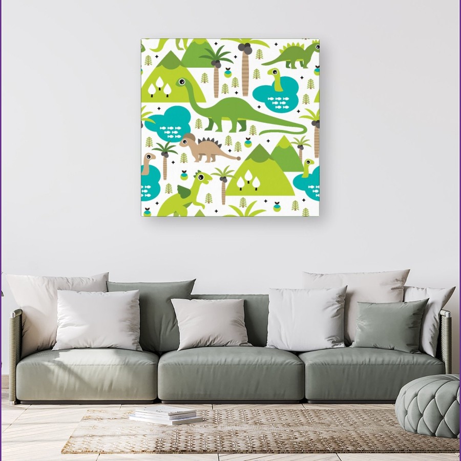 Click to view product details and reviews for Baby Dinosaur Print Canvas Small 10 X 10.