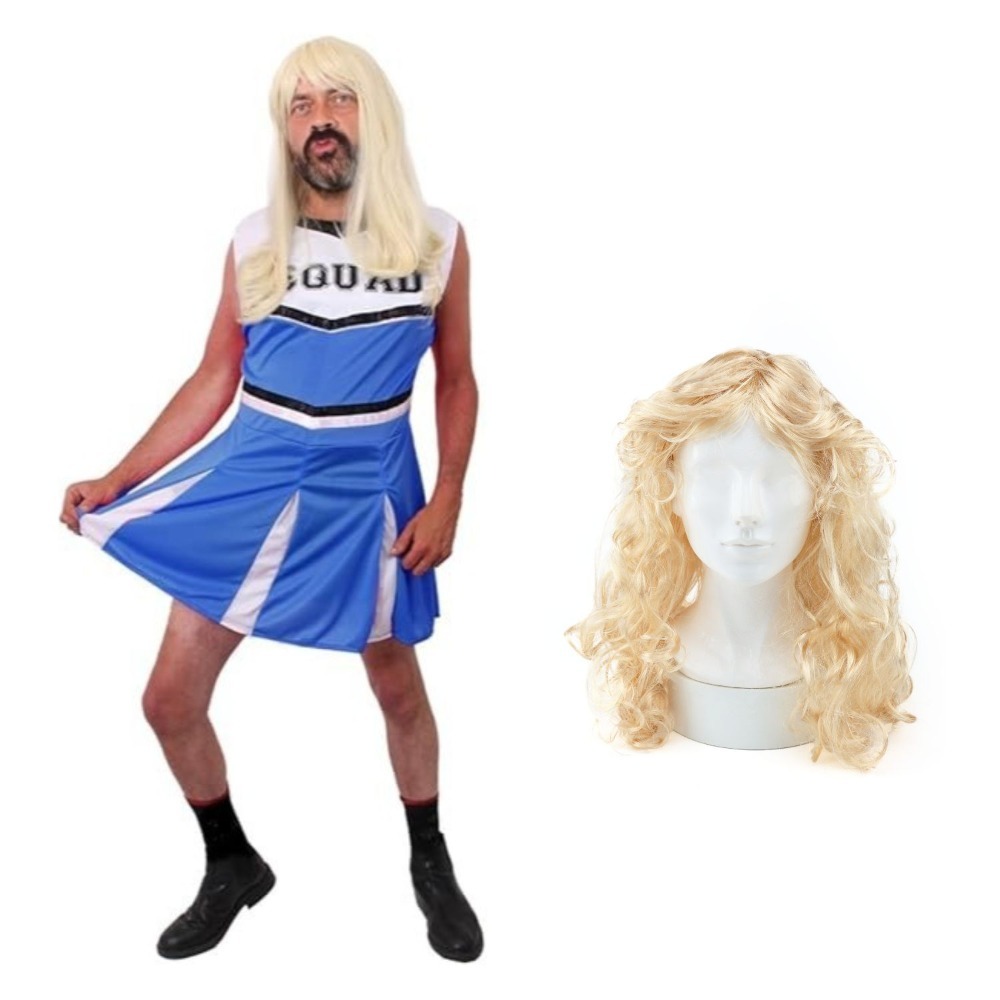 Click to view product details and reviews for Blue Cheerleader Stag Costume Xxlarge.