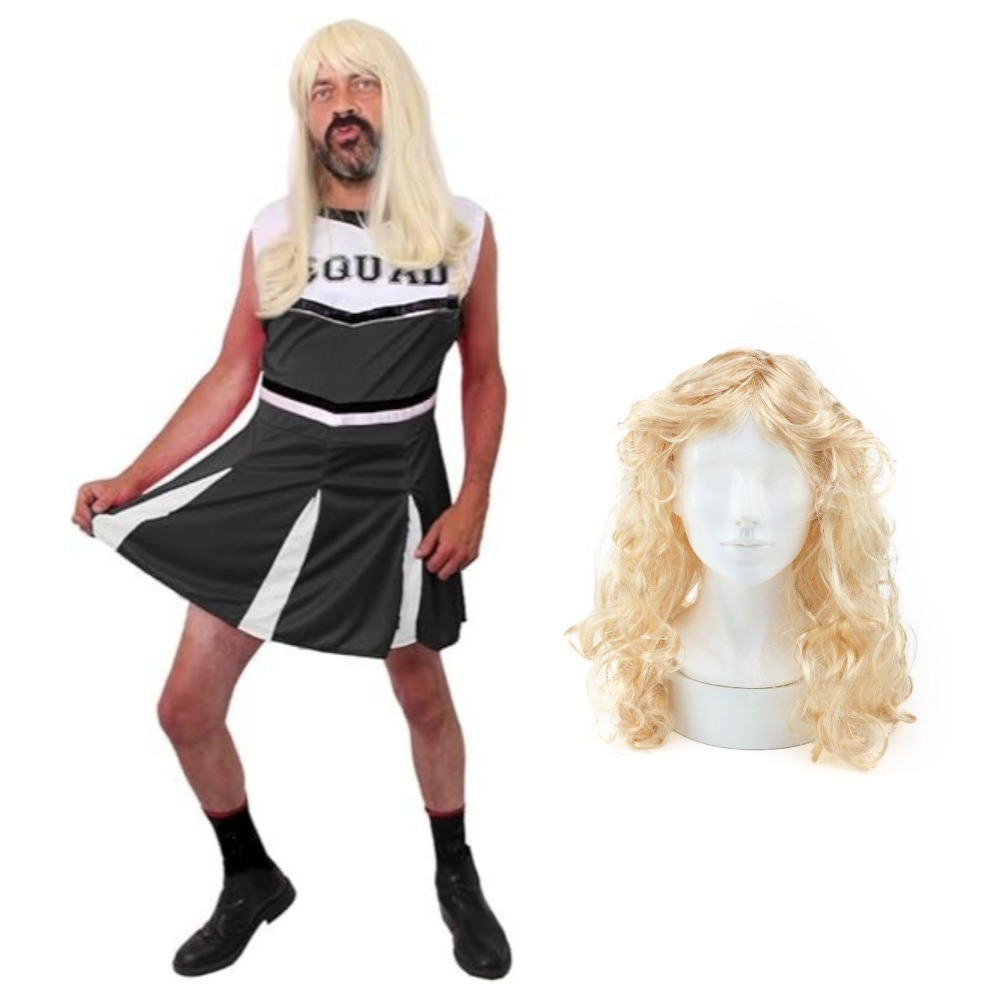 Click to view product details and reviews for Black Cheerleader Stag Costume Large.