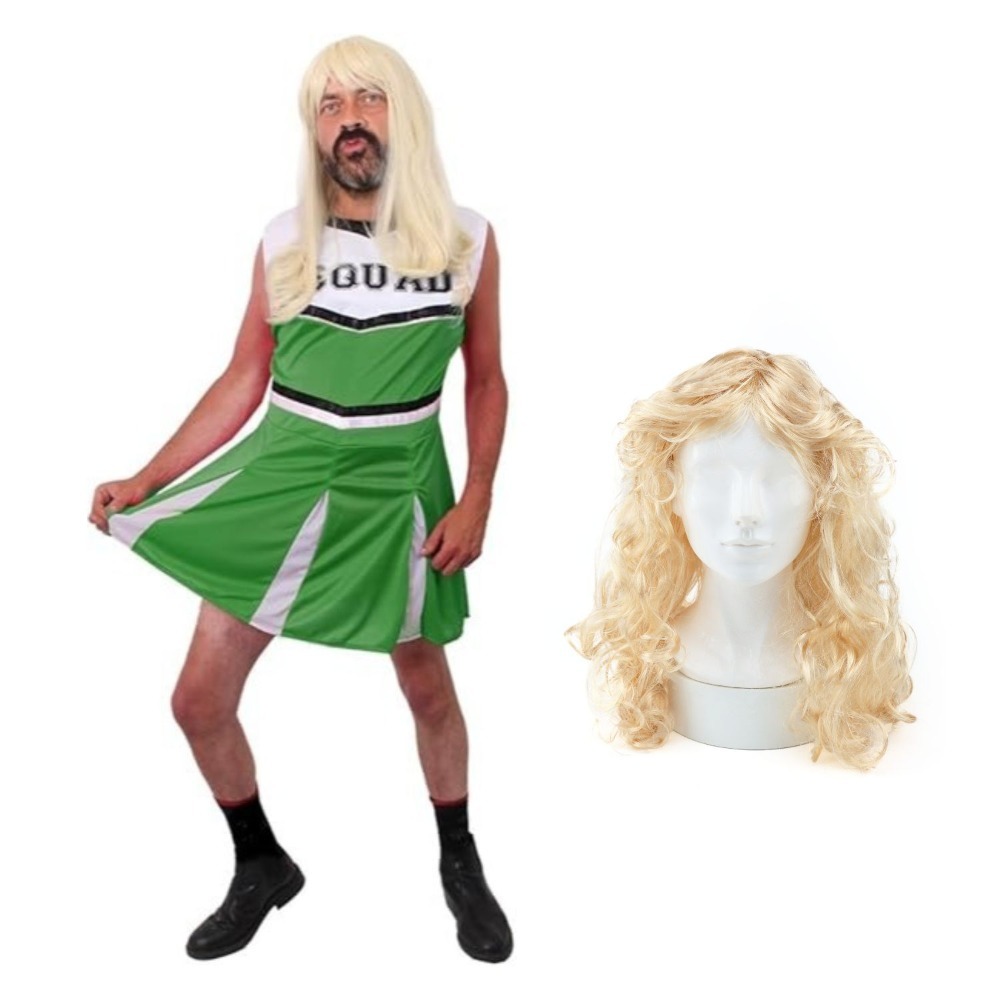 Click to view product details and reviews for Green Cheerleader Stag Costume Large.