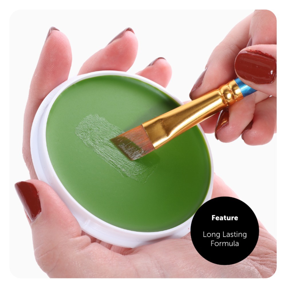 Witch Nose with Green Face Paint