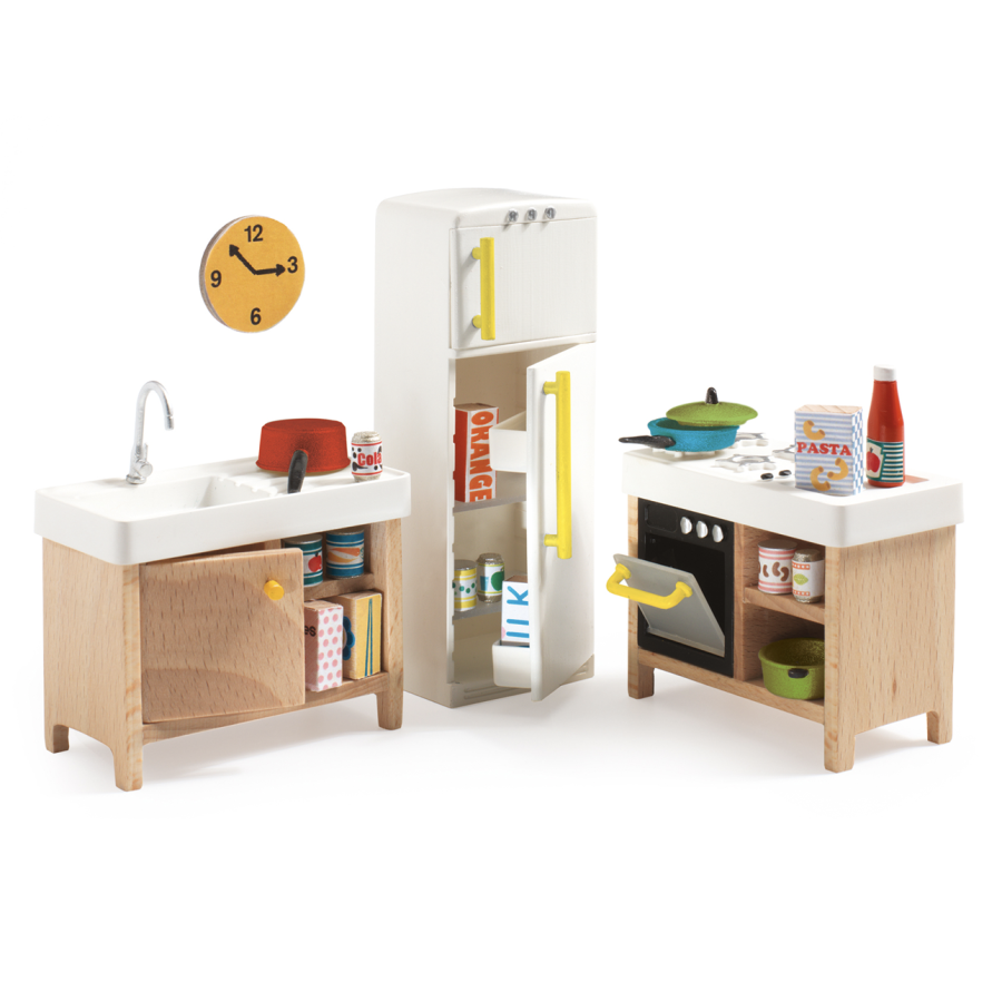 Djeco - Kitchen Furniture for Dolls House
