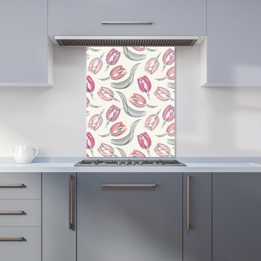 Click to view product details and reviews for Tulips Kitchen Splashback W600mm X H750mm.