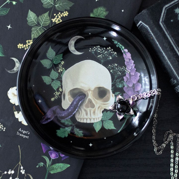 Click to view product details and reviews for Venom Vines Skull Trinket Dish.