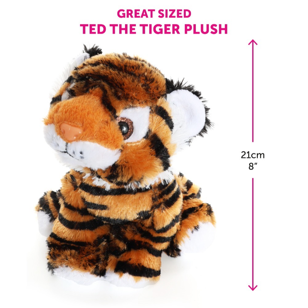 Child's Kind Witch Costume | 6 Pcs | Skirt, Hat, Broom, Plait, Wand & Tiger