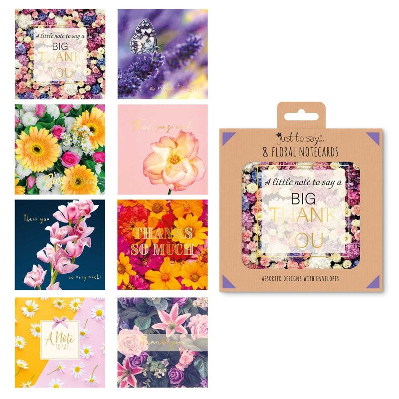 Click to view product details and reviews for 8 Assorted Floral Note Cards Box.