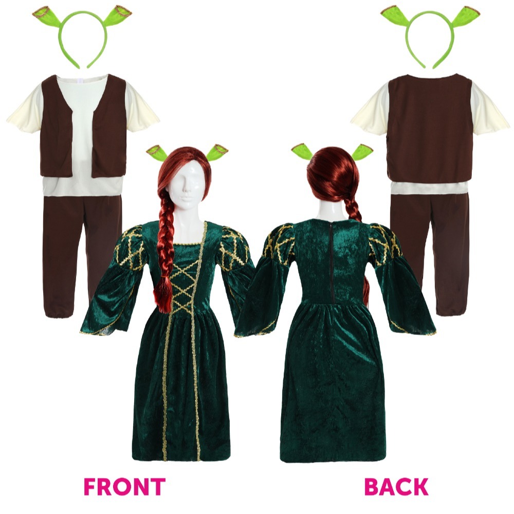 Adults Couples Green Ogre Costume