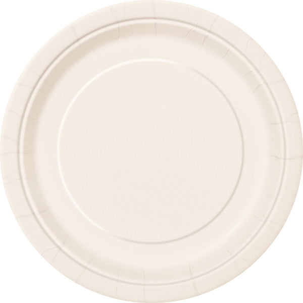 Click to view product details and reviews for 16 Ivory Round 9 Plates.