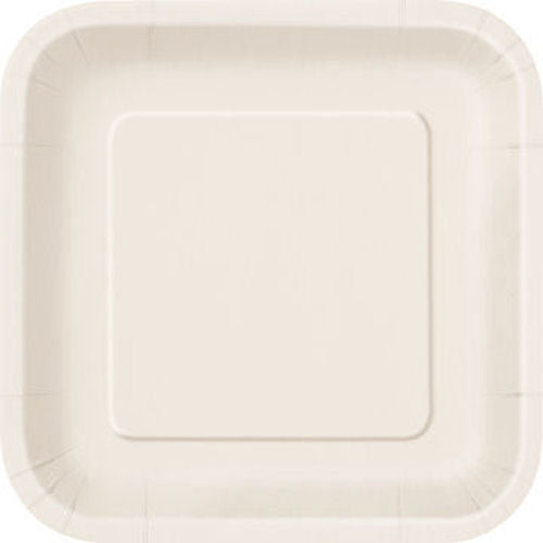 Click to view product details and reviews for 16 Ivory Square 7 Plates.