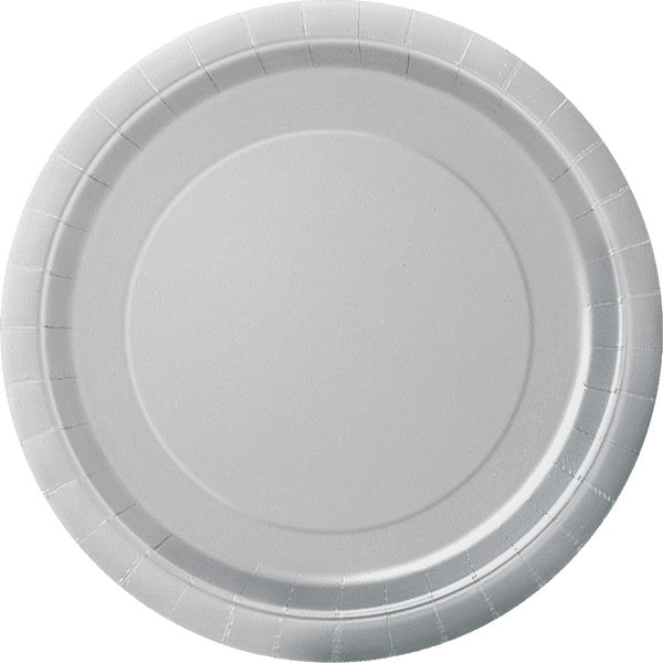 Click to view product details and reviews for 16 Silver Round 9 Plates.