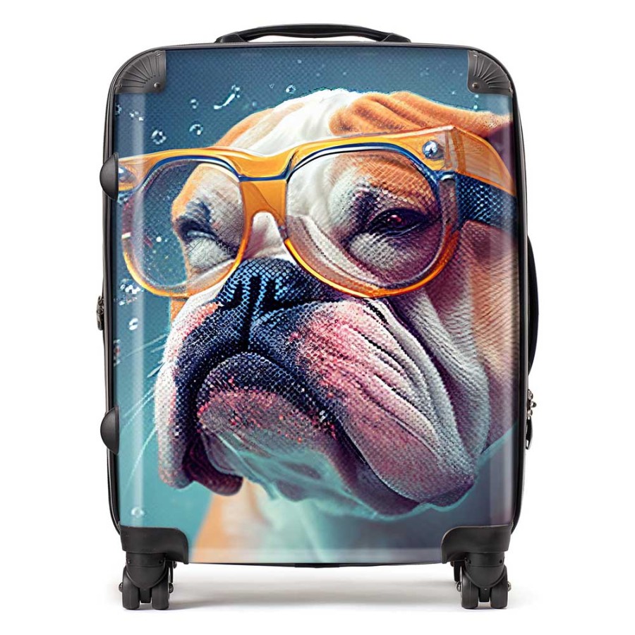 Click to view product details and reviews for Bulldog Splashart Suitcase Large.