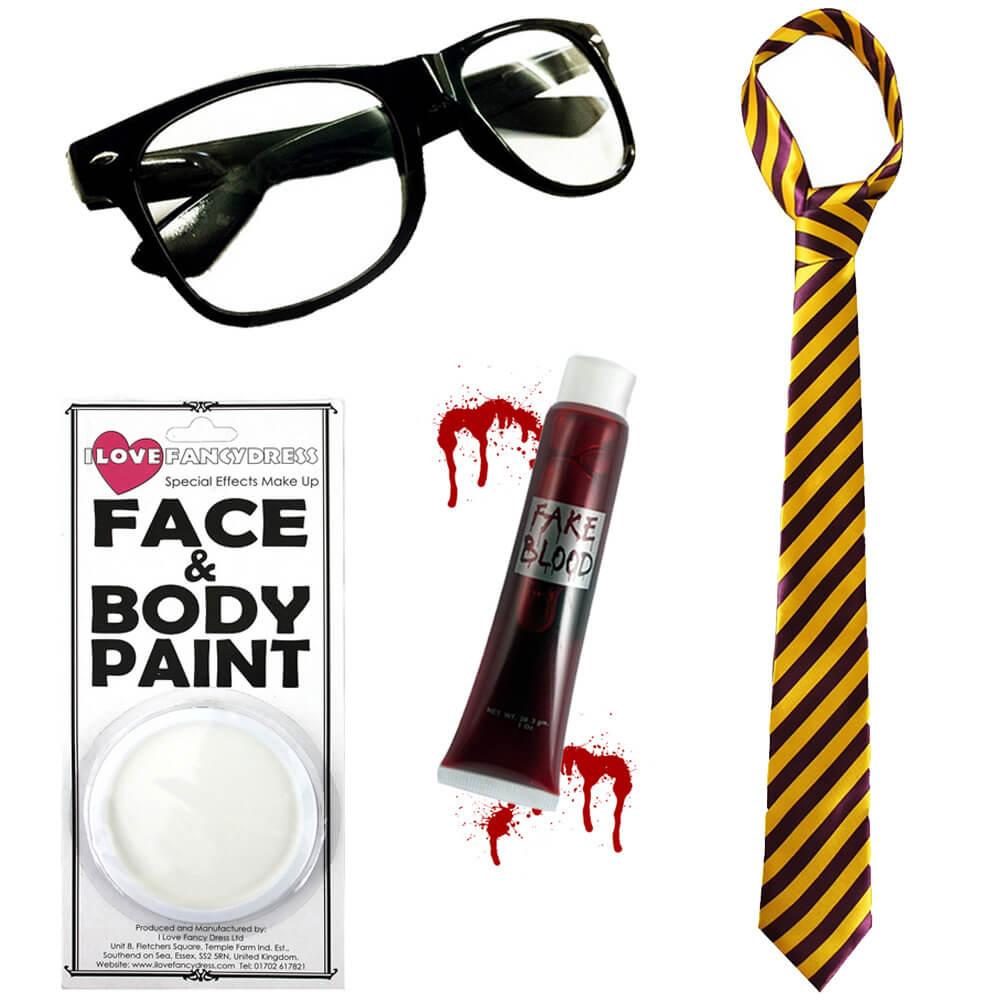 ZOMBIE SCHOOLBOY PURPLE GOLD TIE