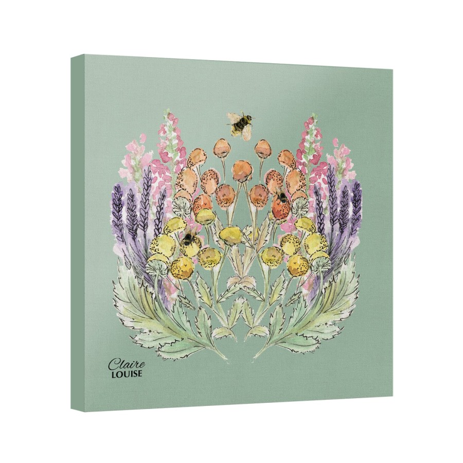 Click to view product details and reviews for Sage Bloom Canvas Print Medium 16 X 16.