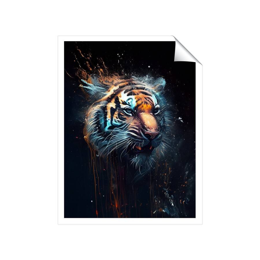 Click to view product details and reviews for Tiger Face Splashart Dark Background Art Prints 8 X 10 No Frame. Click to view product details and reviews for Tiger Face Splashart Dark Background Art Prints 8 X 10 No Frame.