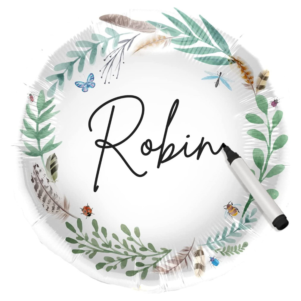 Click to view product details and reviews for 18 Personalisable Foil Balloon Party Decoration For Air Or Helium Inflation.