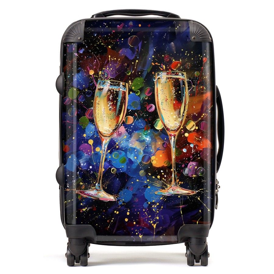Click to view product details and reviews for Splashart Champagne Flutes Suitcase Cabin. Click to view product details and reviews for Splashart Champagne Flutes Suitcase Cabin.