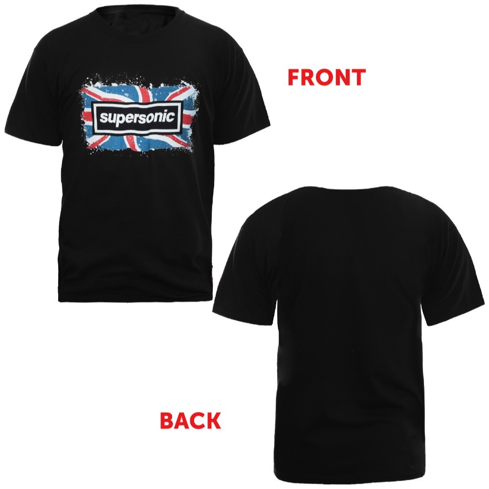 Adults Supersonic Union Jack T-Shirt