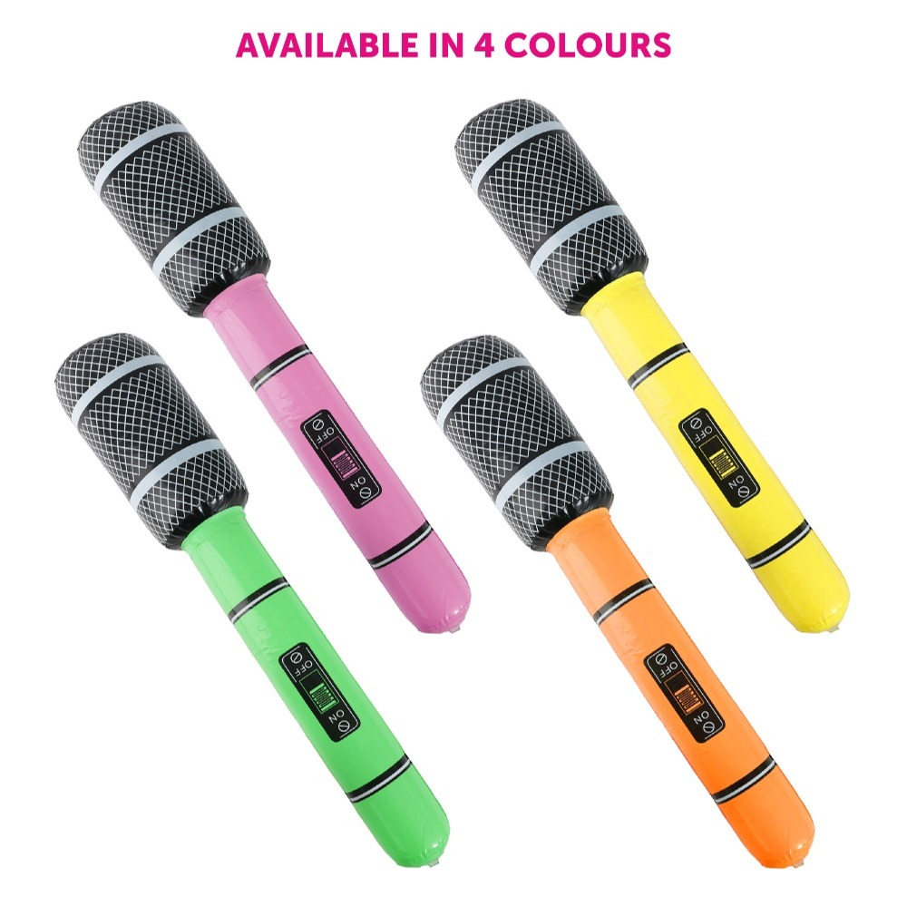 Yellow Inflatable Microphone