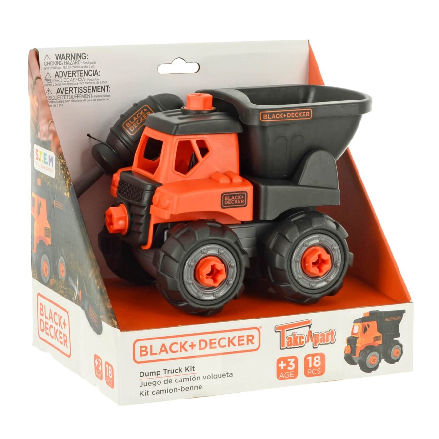 Black + Decker Take Apart Construction Vehicle Kit Building Set