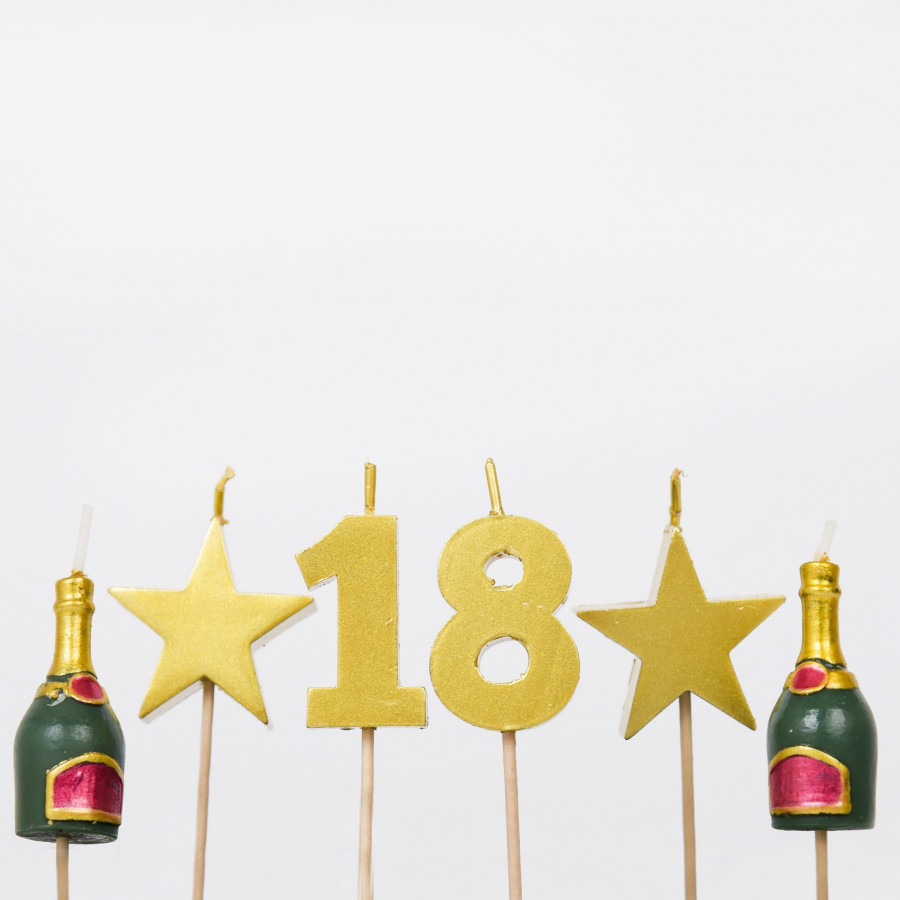 Click to view product details and reviews for 18th Milestone Birthday 3d Candles Set.