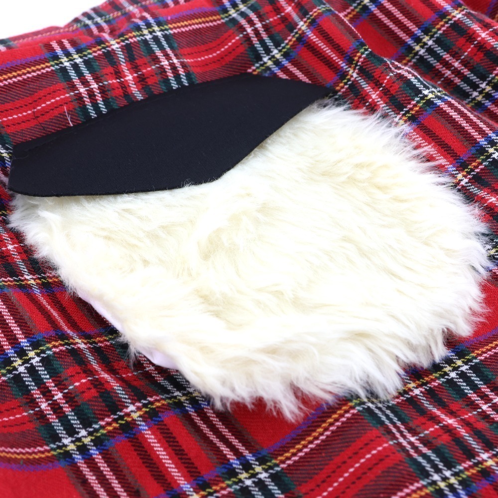 Adults Scottish Man Costume | 4 Pcs | Shirt, Tartan Kilt with Sporran Pocket, Tam O Shanter & Socks