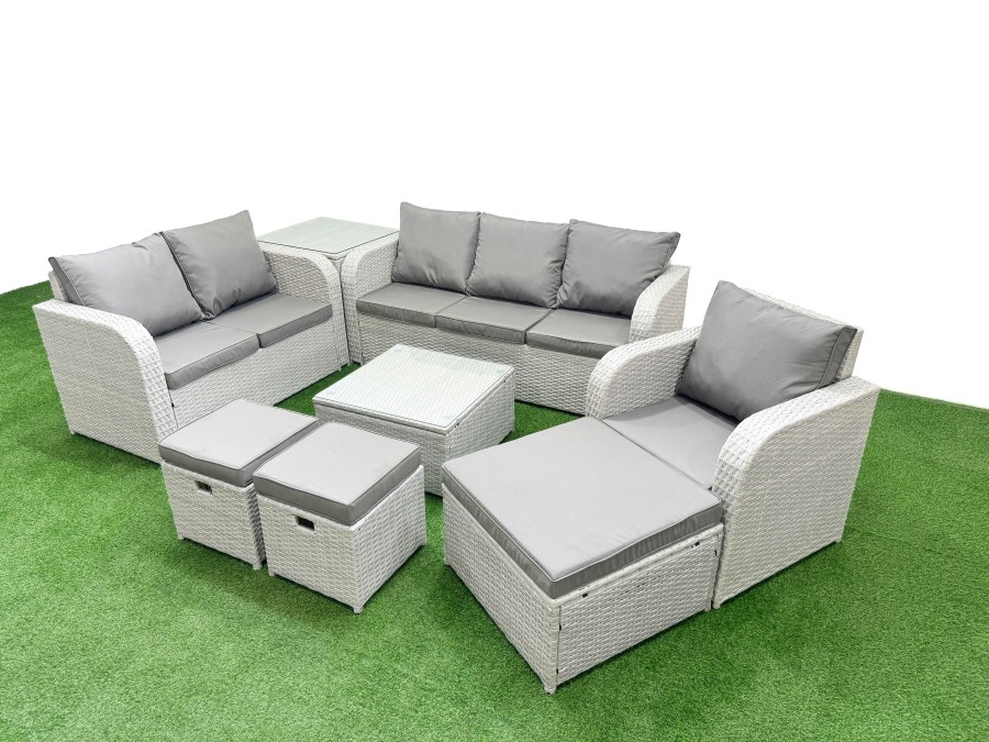 Click to view product details and reviews for Fimous Patio Pe Wicker 9 Seater Outdoor Rattan Furniture Sofa Sets With Square Coffee Table Reclining Chair Loveseat Sofa 3 Seater Sofa Stool Side Tab. Click to view product details and reviews for Fimous Patio Pe Wicker 9 Seater Outdoor Rattan Furniture Sofa Sets With Square Coffee Table Reclining Chair Loveseat Sofa 3 Seater Sofa Stool Side Tab.