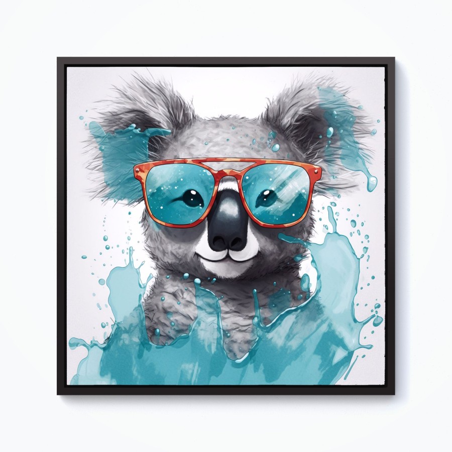Click to view product details and reviews for Splashart Koala In Glasses Framed Canvas 10 X 10 Black. Click to view product details and reviews for Splashart Koala In Glasses Framed Canvas 10 X 10 Black.