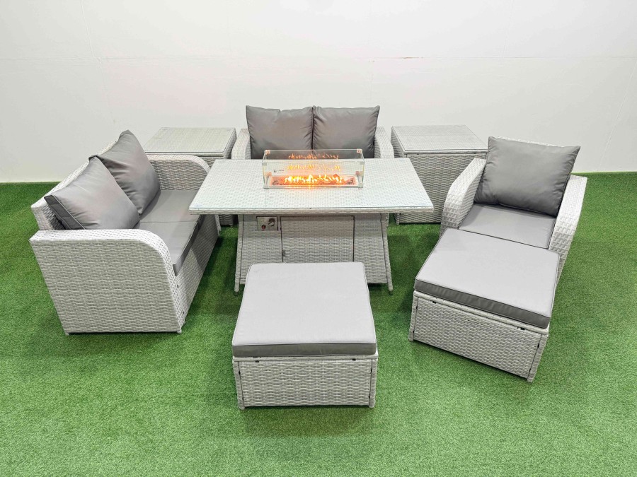 Click to view product details and reviews for Fimous High Back Poly Rattan Garden Furniture Set With Reclining Chair Loveseat Sofa Firepit Dining Table Indoor Outdoor Patio Set 2 Big Stool 2 Side. Click to view product details and reviews for Fimous High Back Poly Rattan Garden Furniture Set With Reclining Chair Loveseat Sofa Firepit Dining Table Indoor Outdoor Patio Set 2 Big Stool 2 Side.