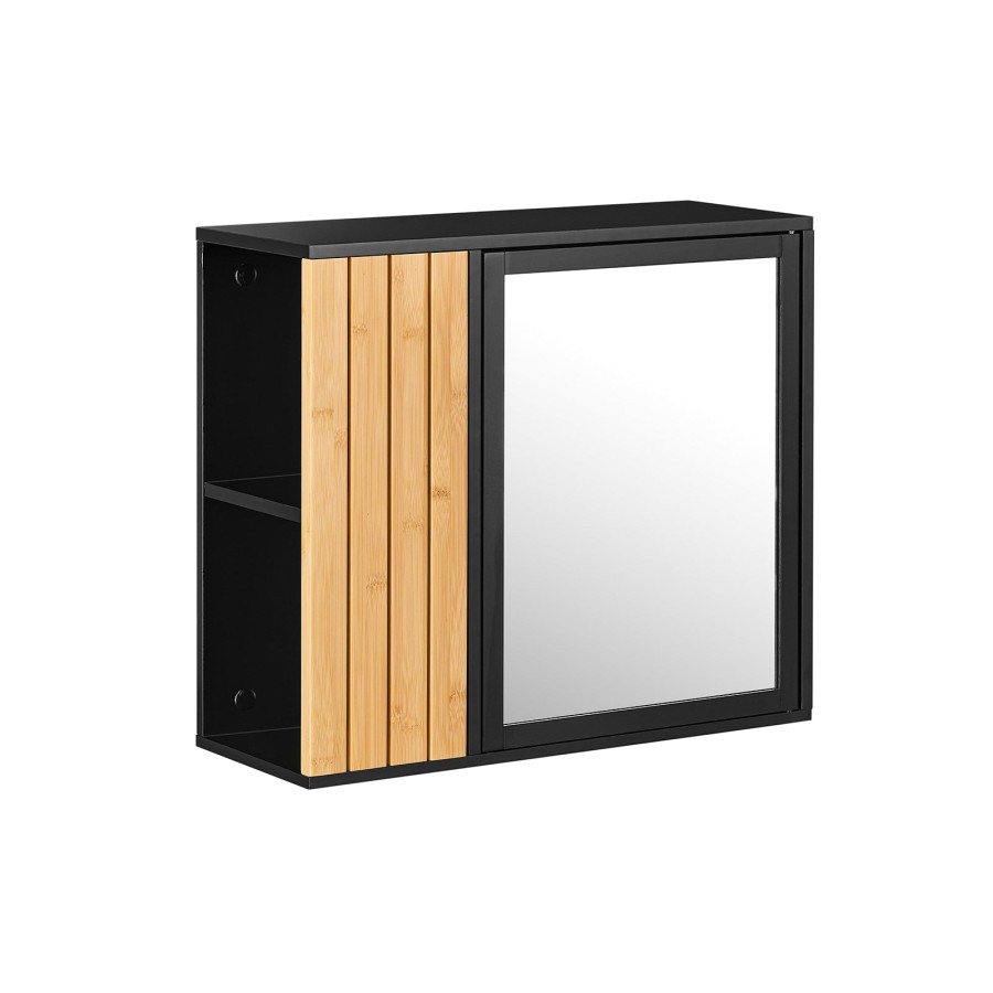 Click to view product details and reviews for Sobuy Bzr204 Sch Bathroom Mirror Cabinet Wall Mounted Storage Unit Adjustable Shelf Modern Design For Small Bathroom Storage Easy Installation.