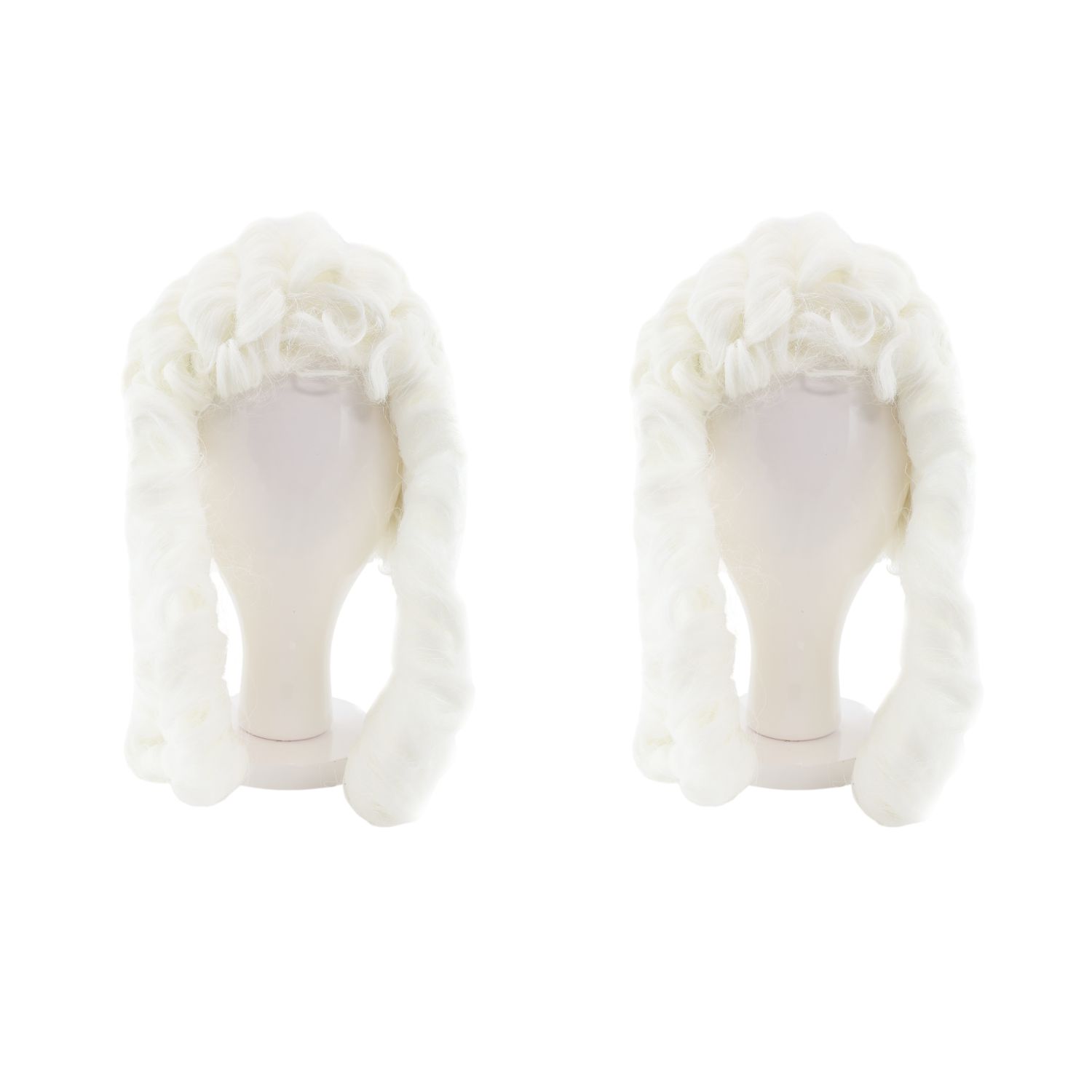Click to view product details and reviews for Adults Judge Wig White Pack Of 2.