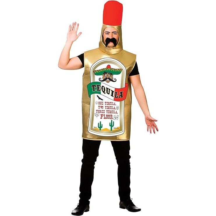 Click to view product details and reviews for Funny Tequila Bottle Adults Fancy Dress Costume One Size.
