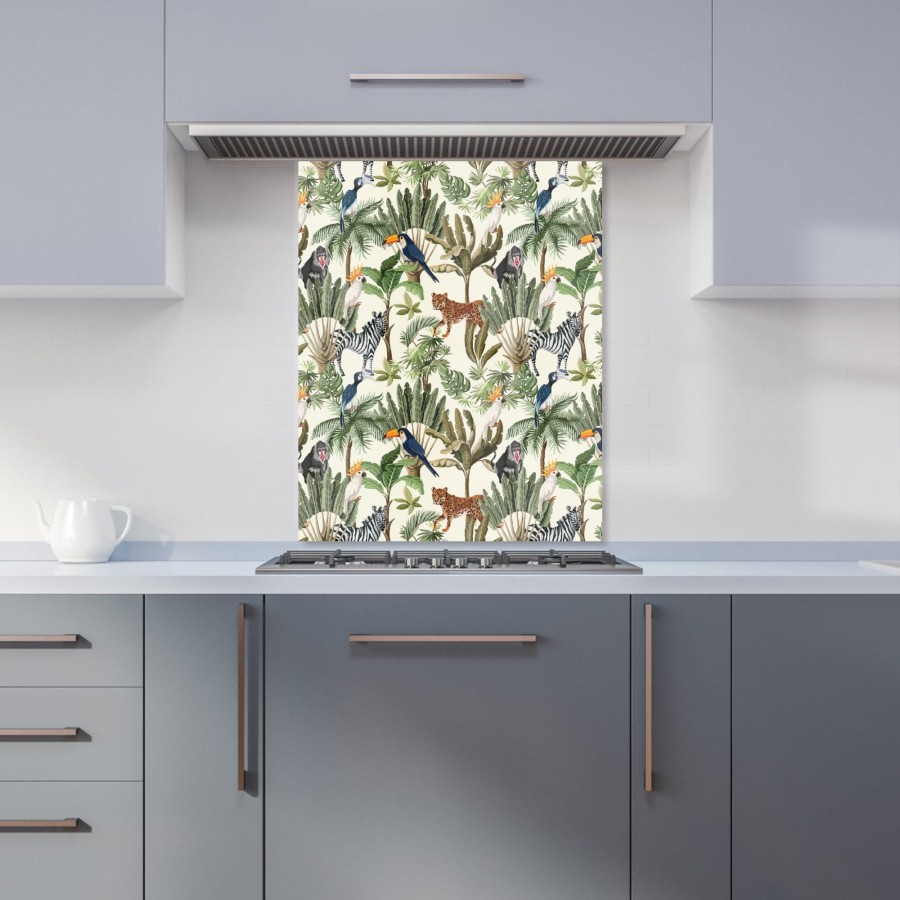 Click to view product details and reviews for Exotic Trees And Animals Kitchen Splashback W600mm X H750mm.
