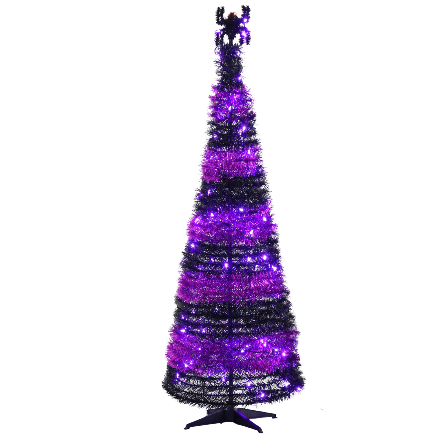 Click to view product details and reviews for 6ft Pop Up Pre Lit Halloween Tree Tinsel Spider Topper Decoration Led Purple. Click to view product details and reviews for 6ft Pop Up Pre Lit Halloween Tree Tinsel Spider Topper Decoration Led Purple.