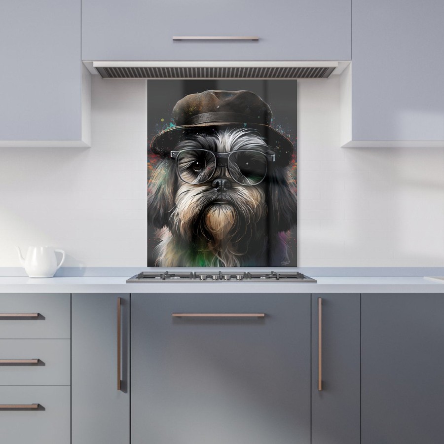 Click to view product details and reviews for Lhasa Apso Dog Splashart Kitchen Splashback W600mm X H750mm.