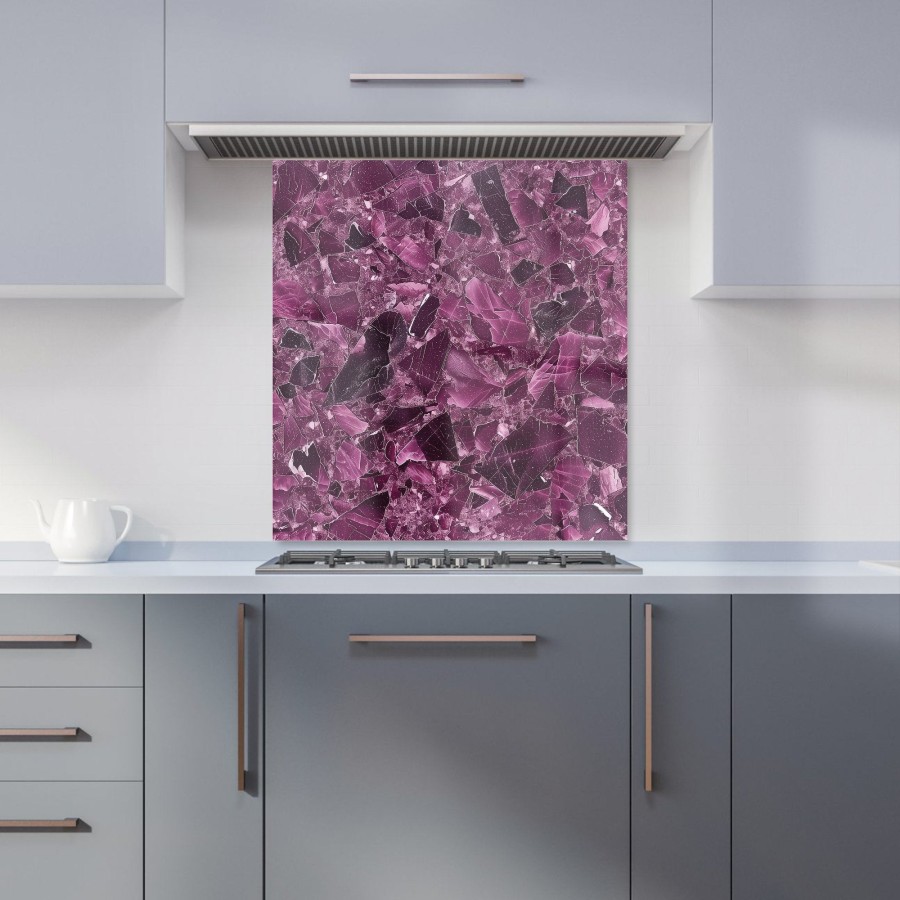 Click to view product details and reviews for Damson Quartz Effect Kitchen Splashback W700mm X H750mm.