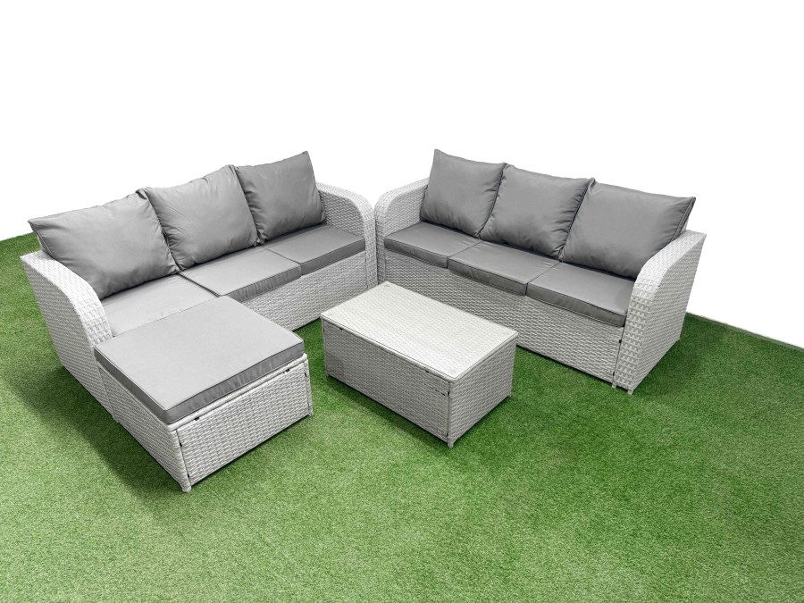 Click to view product details and reviews for Fimous Outdoor Garden Furniture Sets 7 Seater Wicker Rattan Furniture Sofa Sets With Rectangular Coffee Table High Back Lounge Sofa Big Footstool Ligh. Click to view product details and reviews for Fimous Outdoor Garden Furniture Sets 7 Seater Wicker Rattan Furniture Sofa Sets With Rectangular Coffee Table High Back Lounge Sofa Big Footstool Ligh.