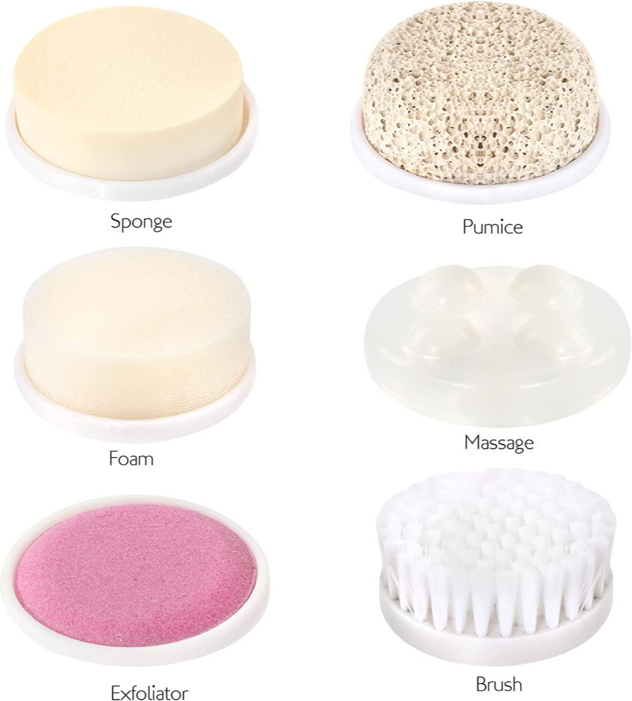 Electric Facial Cleanser - Compact and Lightweight Face Massager - Rose Gold