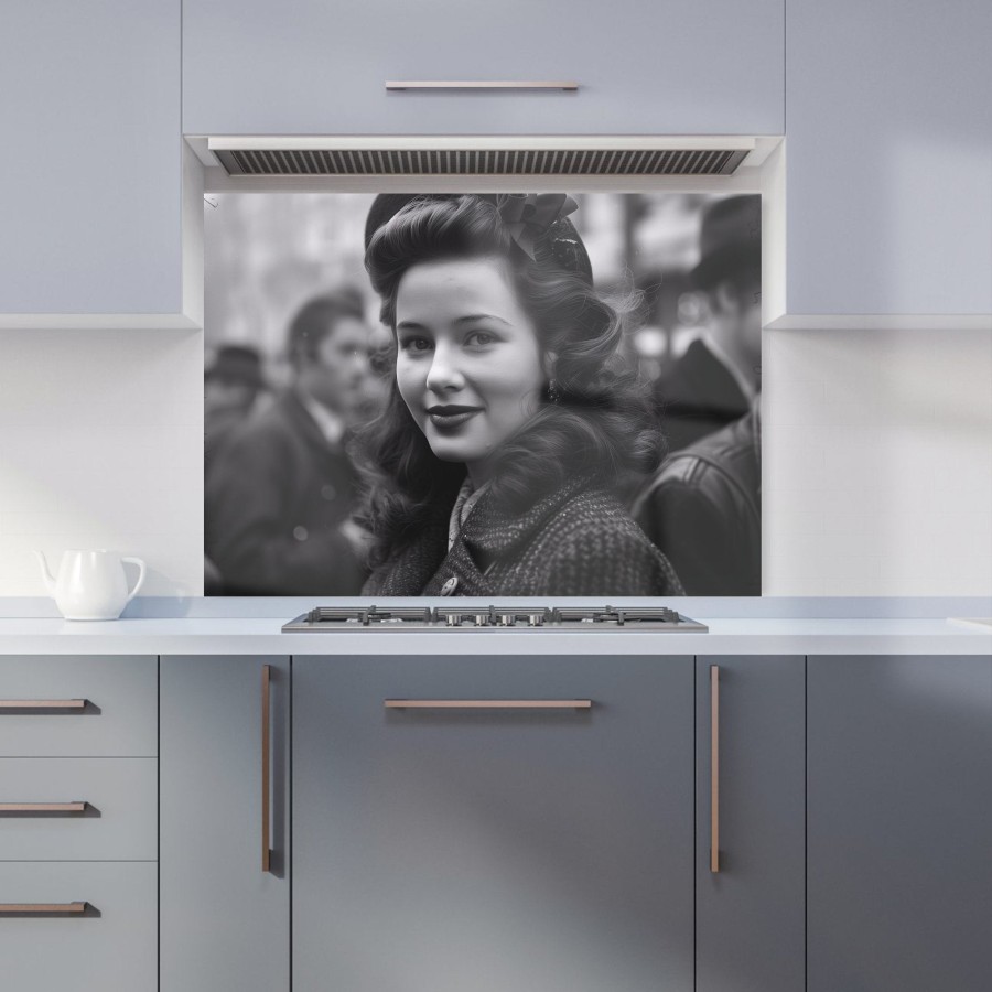 Click to view product details and reviews for Nostalgic Beauty On The Street Kitchen Splashback W595mm X H745mm.