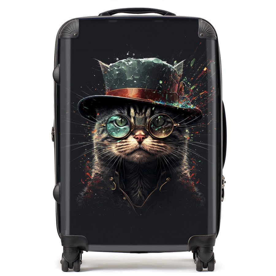 Click to view product details and reviews for Cat Splashart Suitcase Medium.