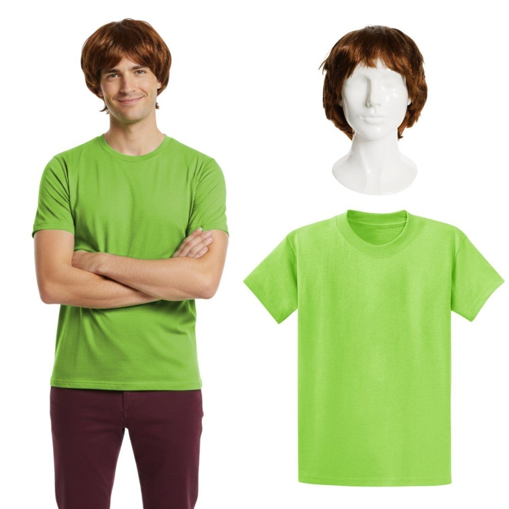 Click to view product details and reviews for Mens Mystery Solver Costume 2 Pcs T Shirt Wig Large.
