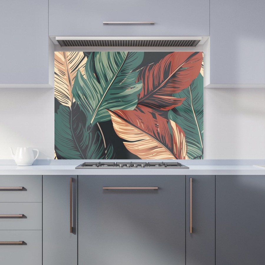 Click to view product details and reviews for Autumn Colour Leaves Kitchen Splashback W595mm X H745mm.