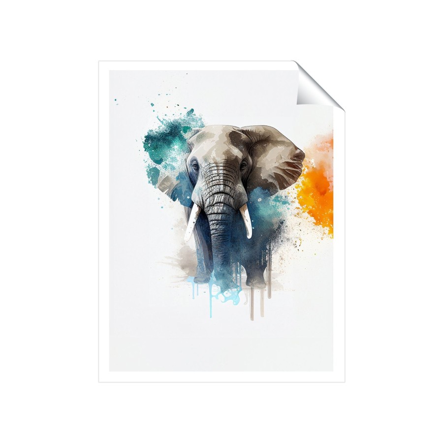 Click to view product details and reviews for Majestic Elephant Splashart Art Prints 8 X 10 No Frame.