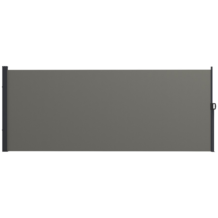 Click to view product details and reviews for Retractable Side Awning 400x160cm Dark Grey.