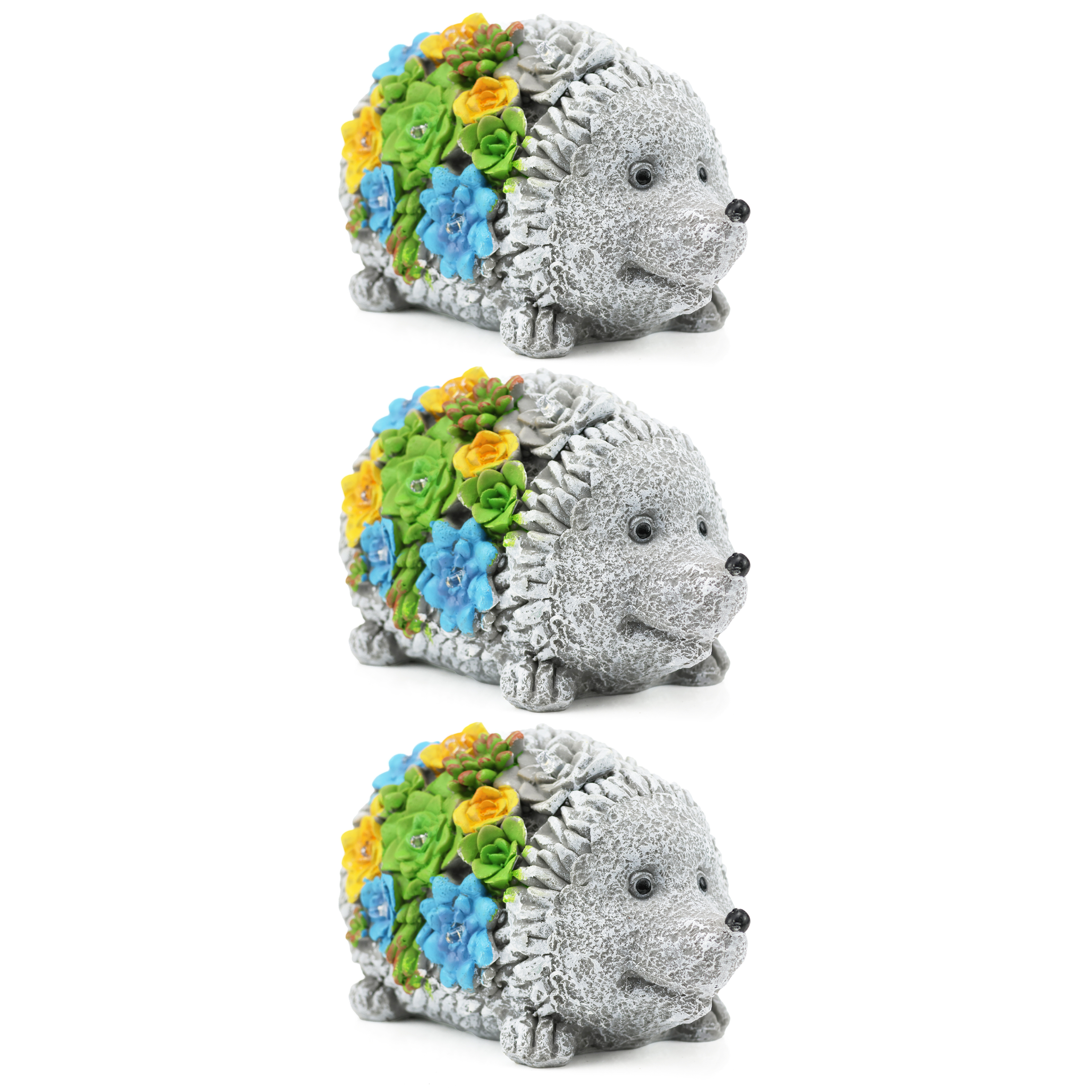 Click to view product details and reviews for Solar Hedgehog Statue Garden Animal Led Decor Pack Of 3.