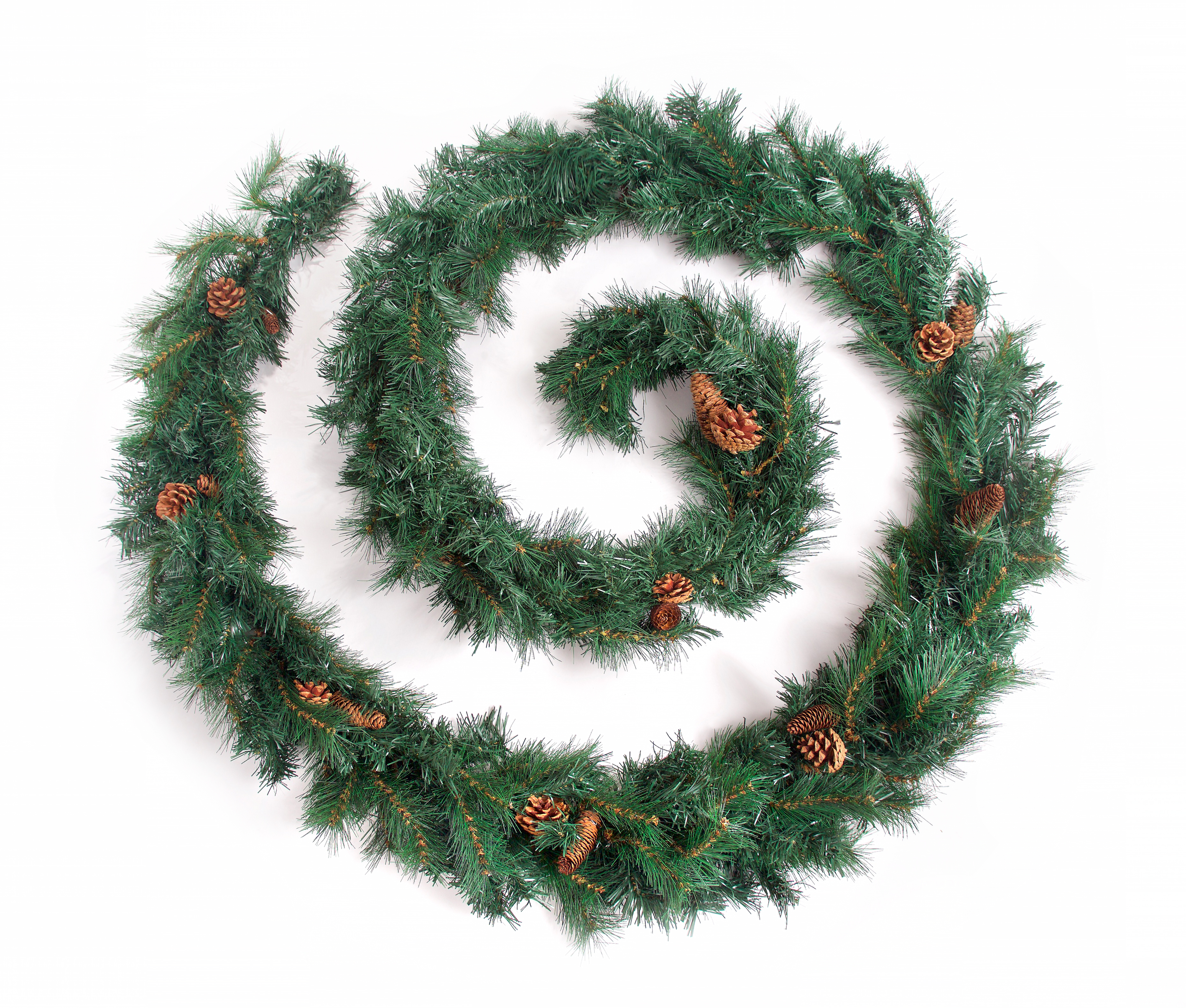 Click to view product details and reviews for Best Artificial 6ft 9ft 12ft Colorado Pine Christmas Garland With Pine Cones Optional Lights 12ft 360cm No.