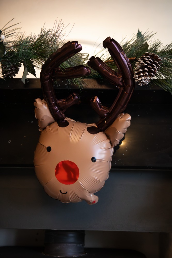 25" Reindeer Design Foil Balloon
